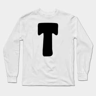 Letter T Long Sleeve T-Shirt